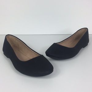 Mix No. 6 Black Textured Flats-Size 7.5